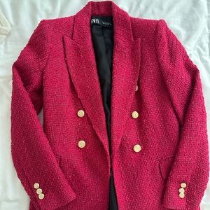 Pink Zara blazer